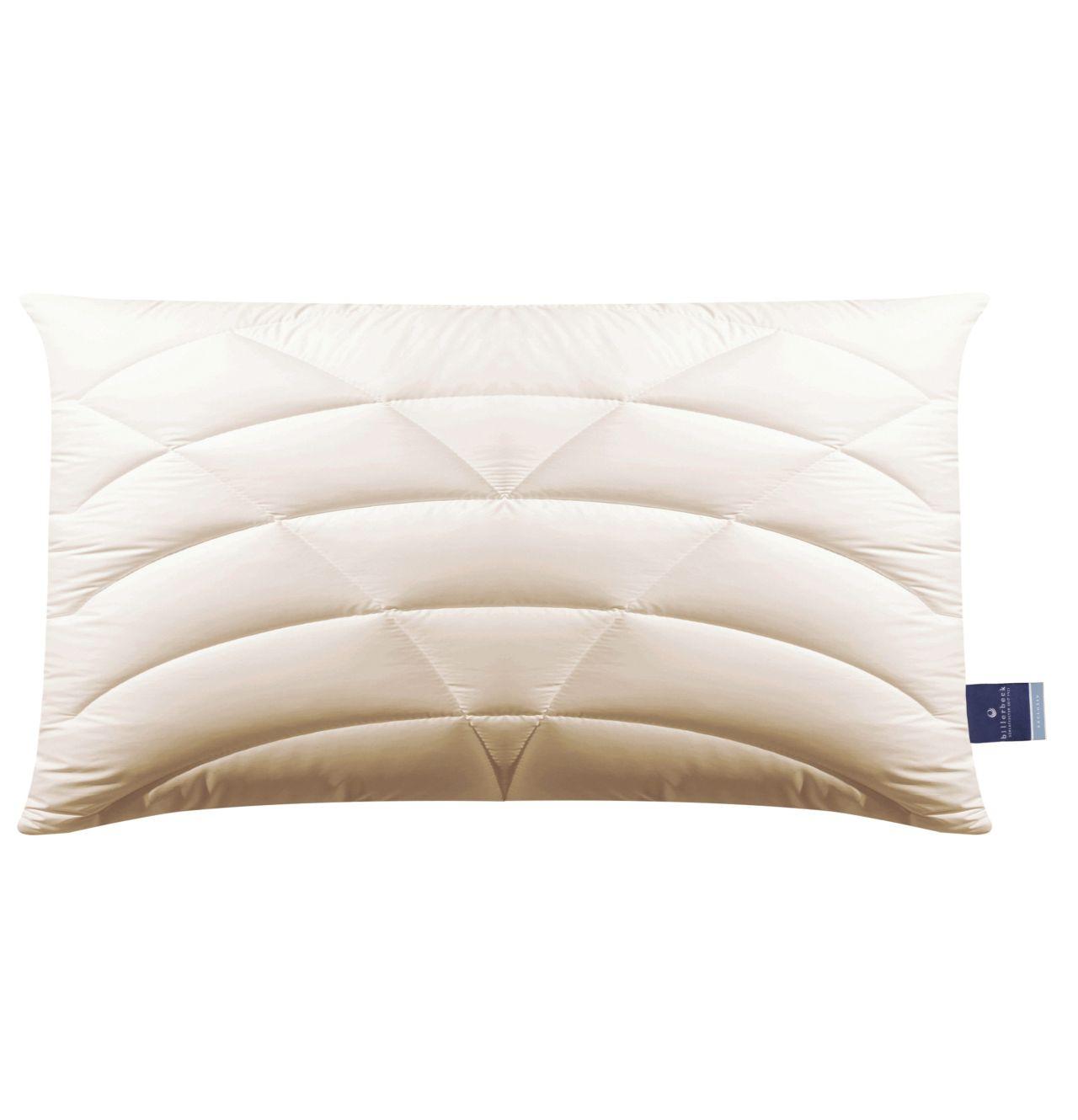 PODUSZKA POD GŁOWĘ CLIMATRAUM - szampanowy, Basics, tkanina (40/80cm) - Billerbeck