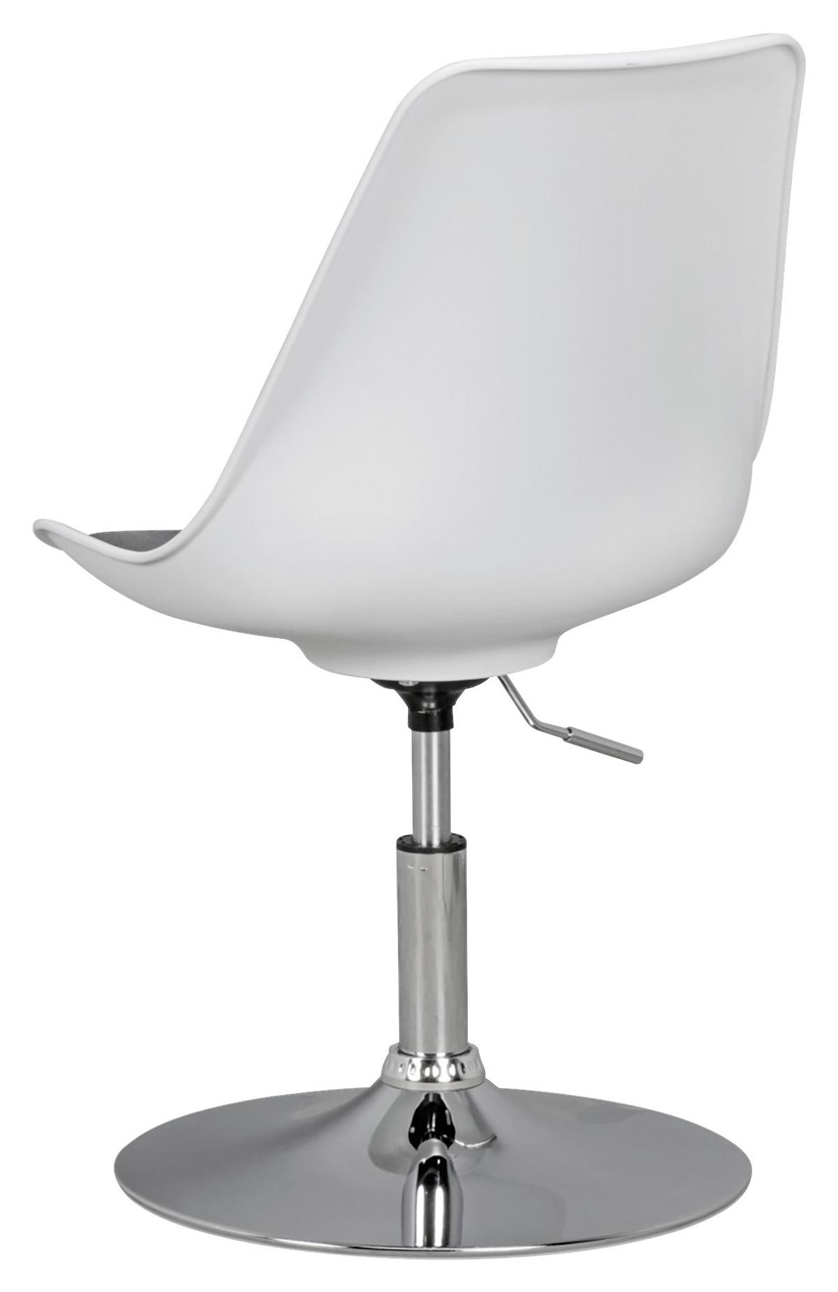 Mladinski Vrtljivi Stol Korsika - barve kroma/siva, Moderno, kovina/tekstil (46/88/46cm) - MID.YOU