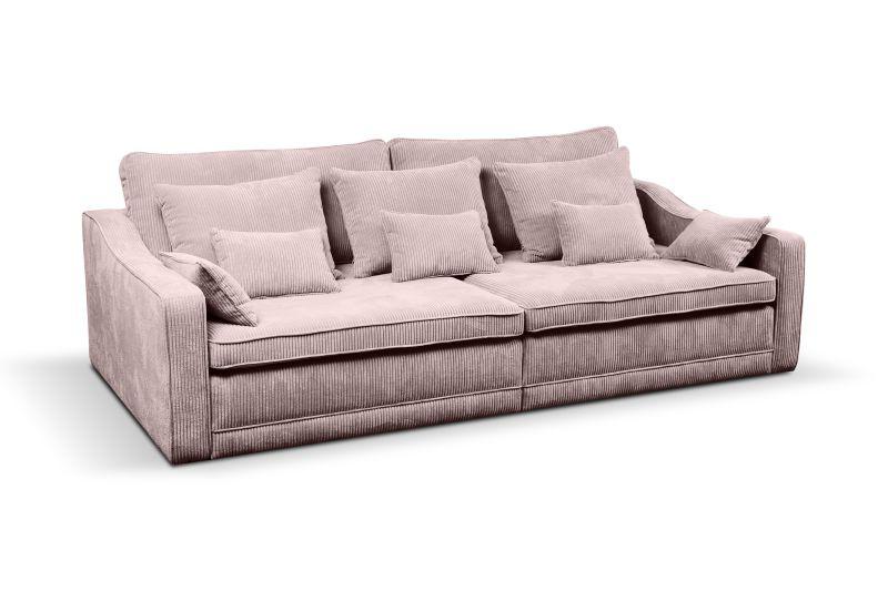 Canapea Bigsofa EVORA - grej, Modern, textil (276/71-92/137cm) - Modern Living