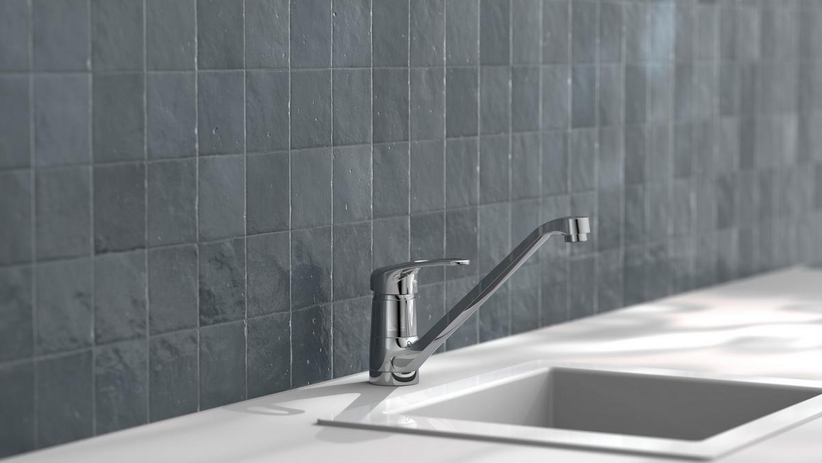 Küchenarmatur Sistant Wien in Chrom - Chromfarben, Basics, Metall (17cm) - Sistant