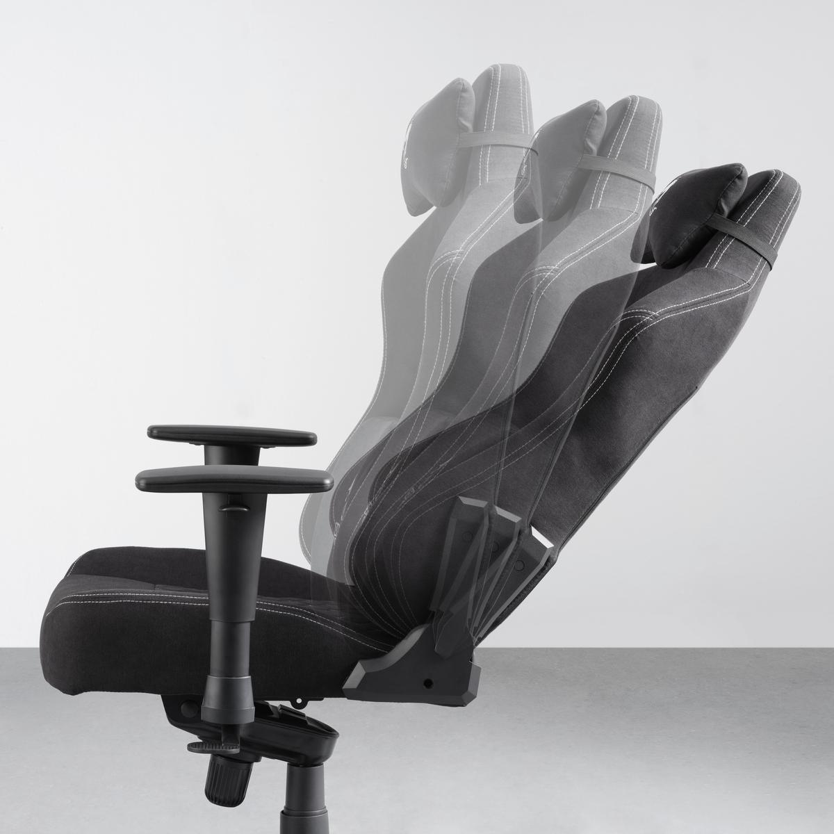 Gamingstuhl Dragon Schwarz/Weiß - Schwarz/Weiß, MODERN, Kunststoff/Textil (64/127-135/69cm) - Mömax