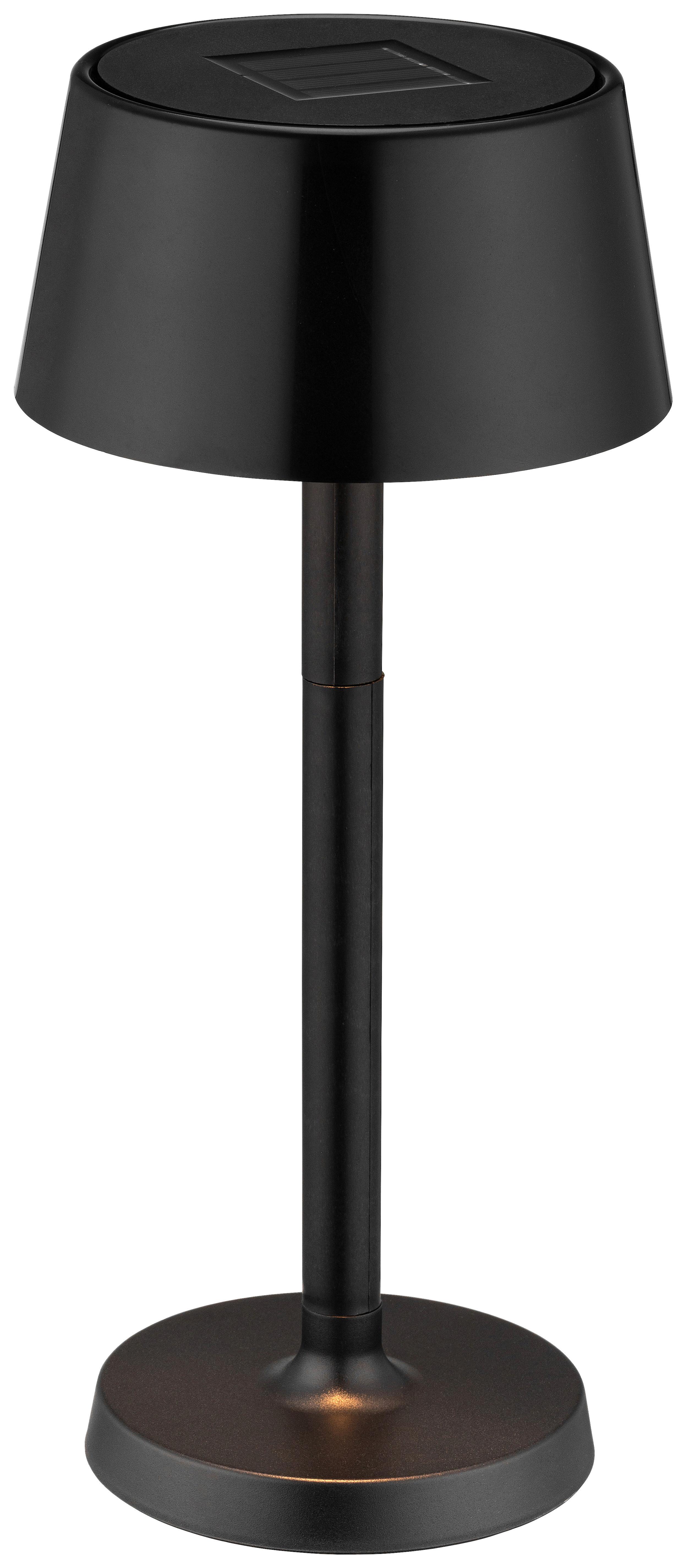 Solarleuchte Neue Schwarz max. 0,36 Watt - Schwarz, ROMANTIK / LANDHAUS, Kunststoff (11,6/28cm) - Mömax