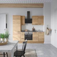Küchenleerblock Structura High o. Geräte Eiche - Schieferfarben/Eichefarben, MODERN, Holzwerkstoff/Metall (240cm) - Nobilia