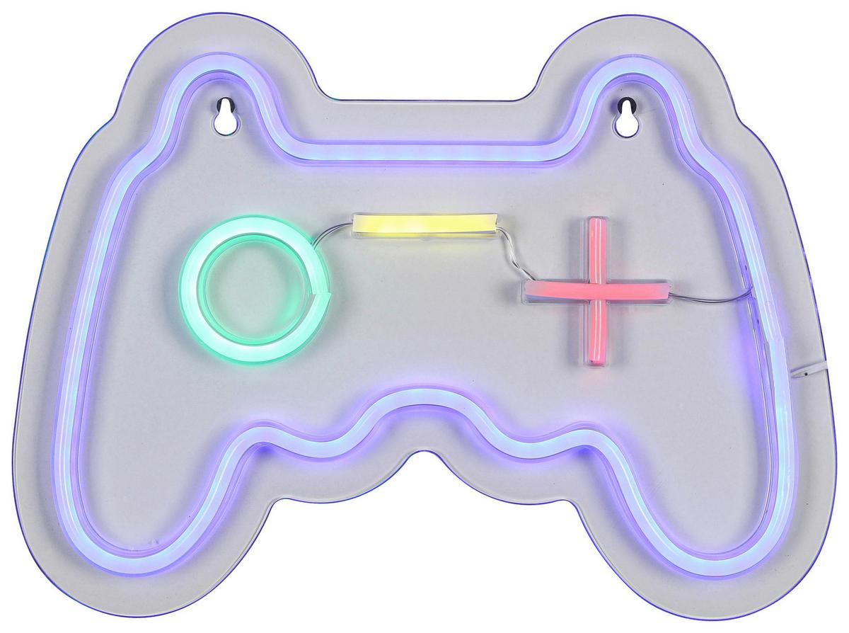 Led Díszlámpa Spieli - áttetsző/fehér, Modern, műanyag (30/22/1,30cm) - Mömax