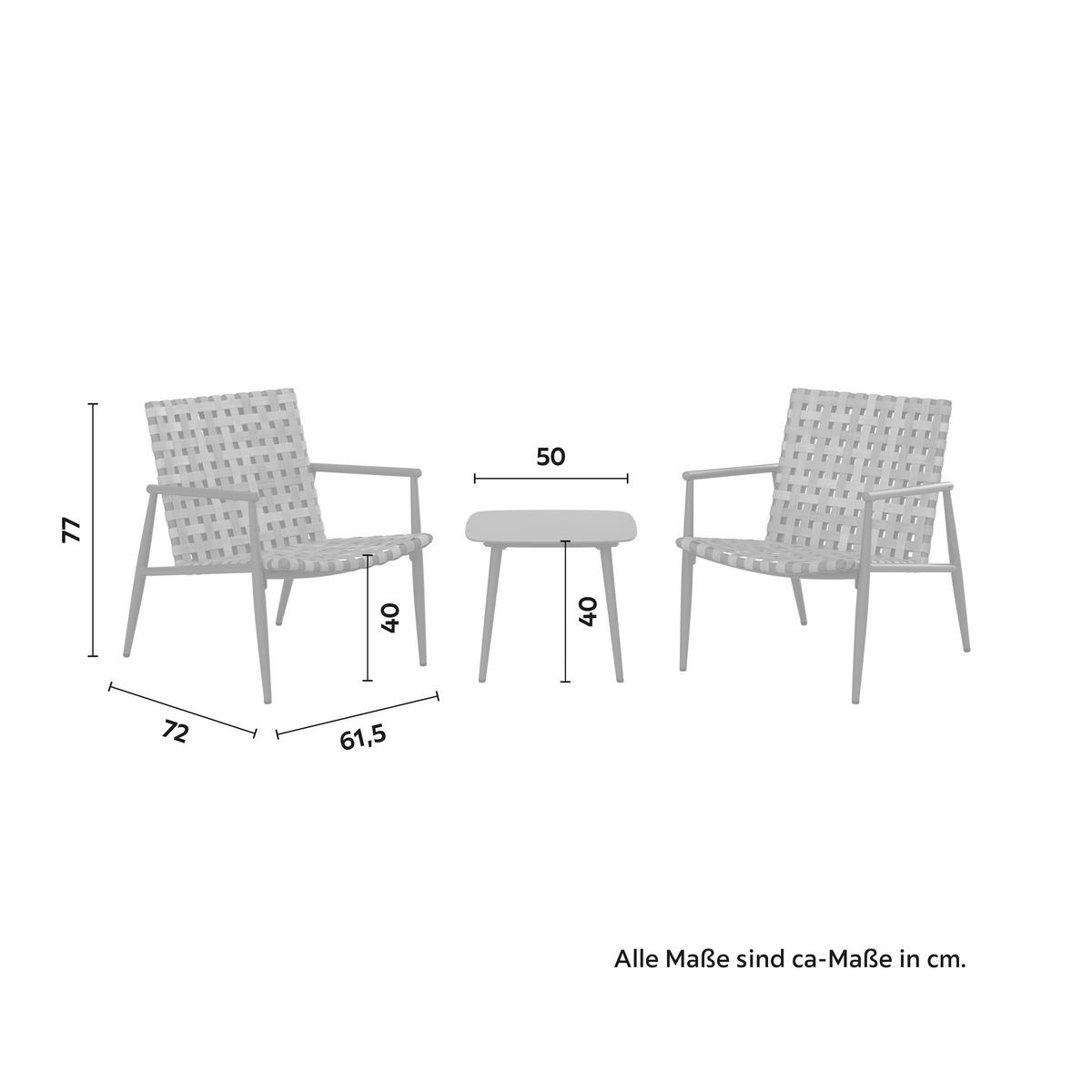 Balkonset Babsi Braun/Schwarz, 3teilig online kaufen mömax