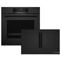 Backofenset HBDMATTBK8 Schwarz - Schwarz, Glas/Metall (60/80cm) - Bosch