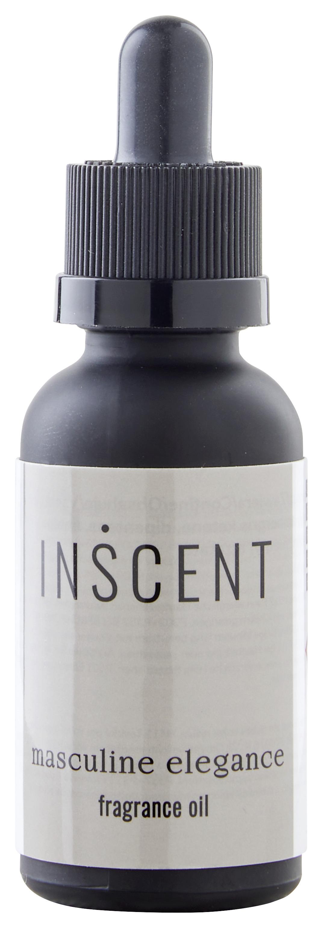 Parfümöl Masculine Elegance ca. 30ml - Schwarz/Grau, Design, Glas (30ml) - Inscent