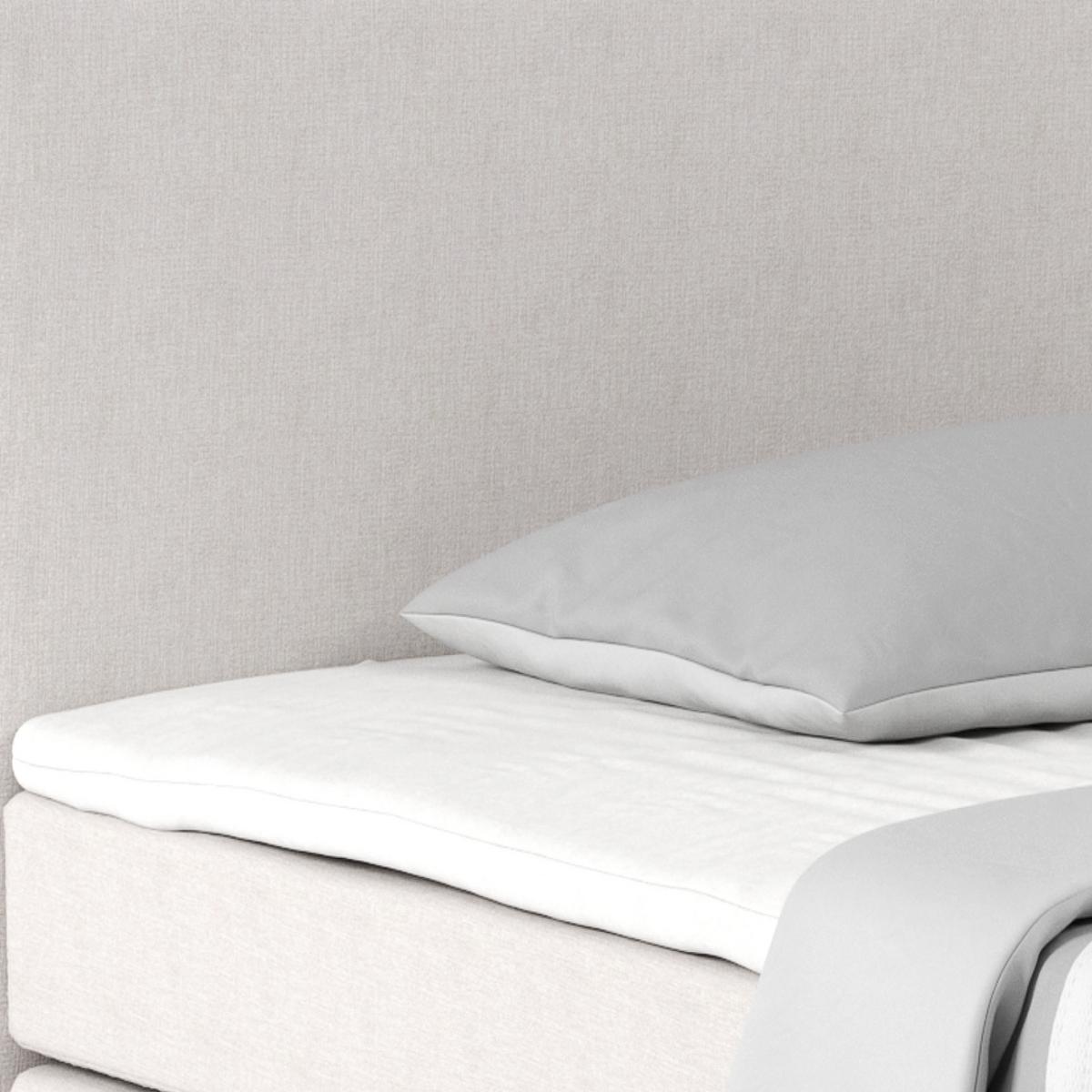 Boxspring Krevet Nero - boje pijeska/boje kroma, Konvencionalno, tekstil/metal (140/200cm) - Best Price
