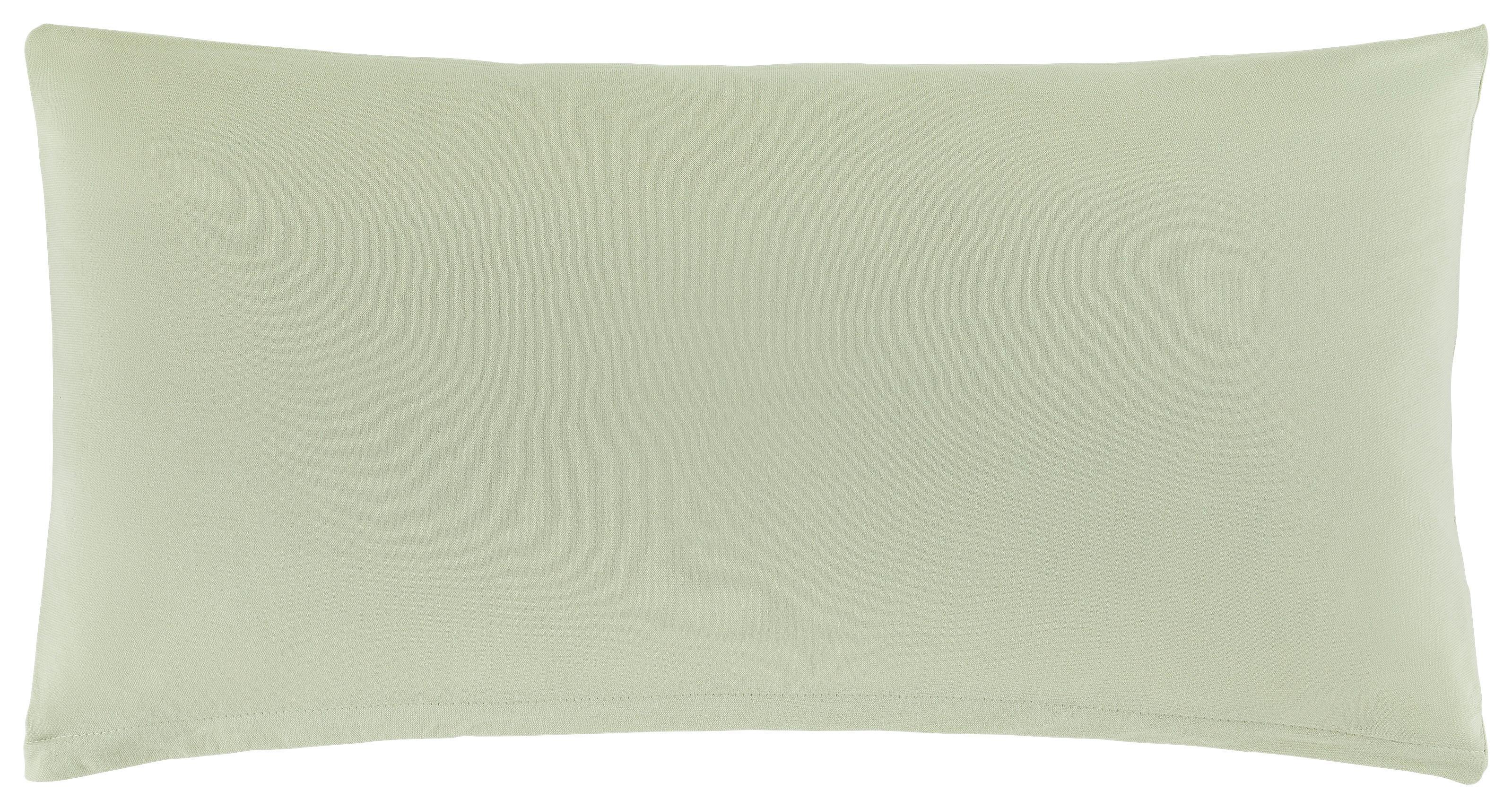 Kissenhüllen-Set Basic 2 Stk. Salbeigrün ca. 40x80cm - Salbeigrün, MODERN, Textil (40/80cm) - Modern Living