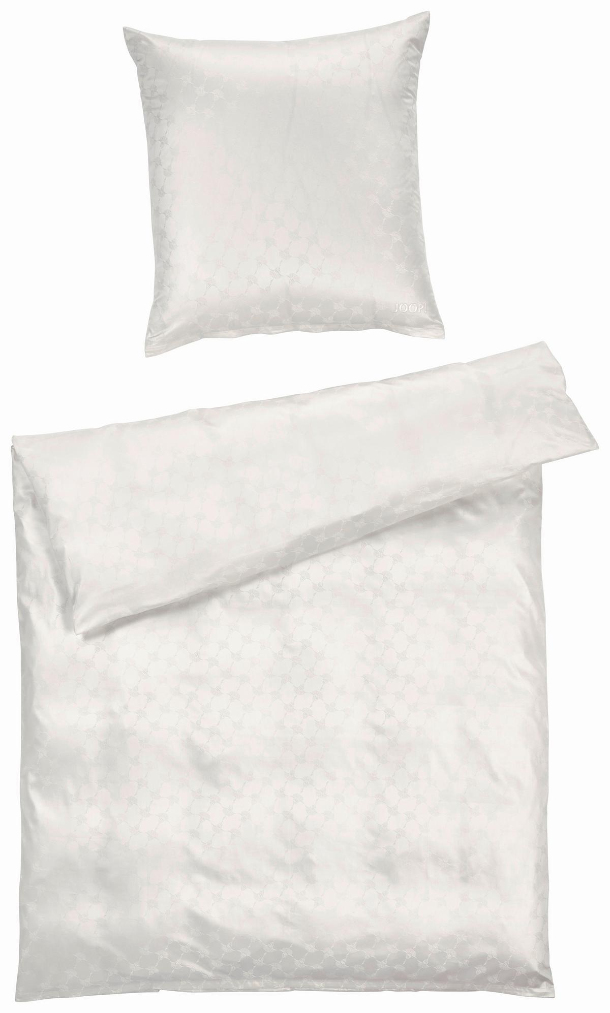 POŚCIEL JOOP! CORNFLOWER - biały, Basics, tkanina (155/220cm) - Joop!