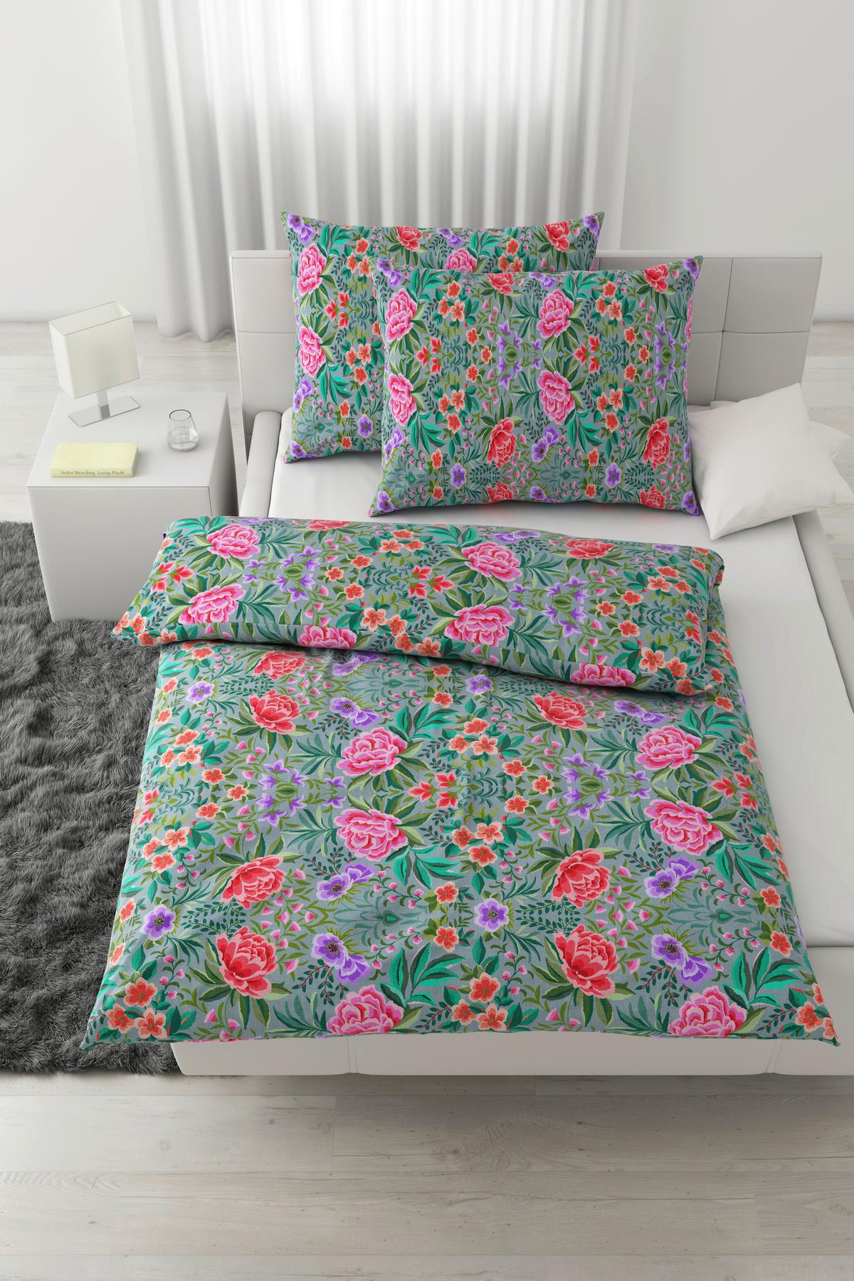 Posteljnina Vivien Xxl, Večbarvno, 2x60/80, 200/200 - večbarvno, Romantika, tekstil (200/200cm) - Mömax