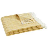 Takaró Samira 130/170 - sárga/natúr színű, Lifestyle, textil (130/170cm) - Modern Living