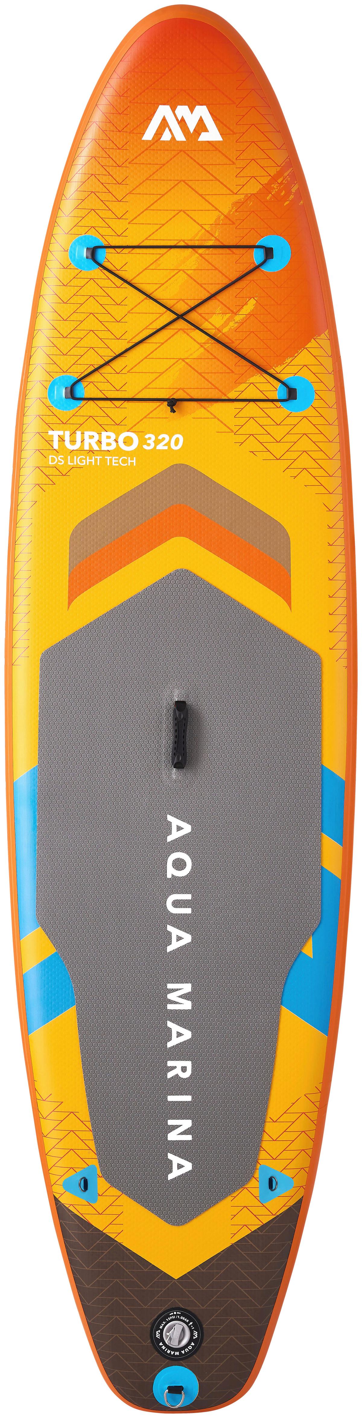 DESKA SUP TURBO - żółty, Konventionell, tworzywo sztuczne (320/81/15cm)