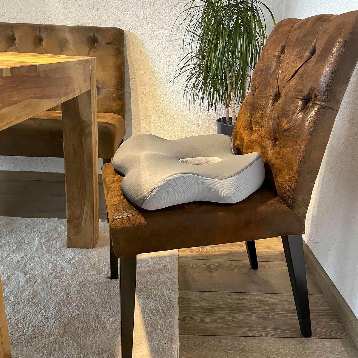 Sedežna Blazina Medisit W, Bela - Basics, tekstil (44/10/39cm) - MID.YOU