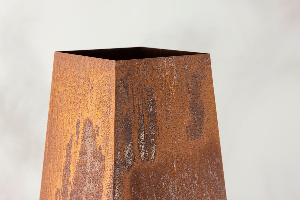 Feuerstelle Bastian ca. 50x150x50 cm Dunkelorange - Dunkelorange, KONVENTIONELL, Metall (50/150/50cm) - Gardenson