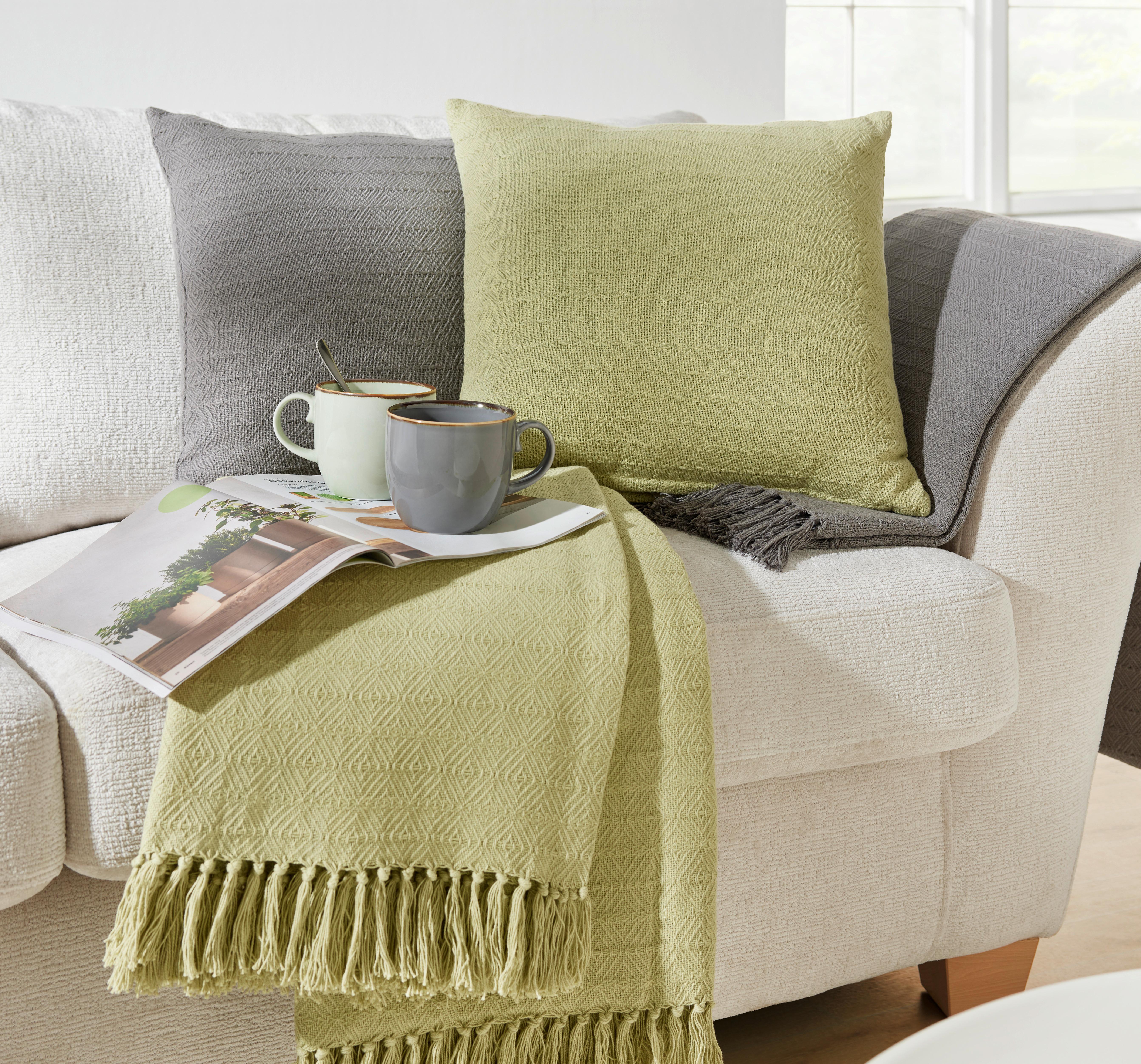 PRYDNADSKUDDE TARA -EXT- - grön, Lifestyle, textil (45/45cm) - Mömax