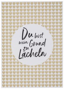 Postkarte Du Bist Mein Grund Zu Lacheln