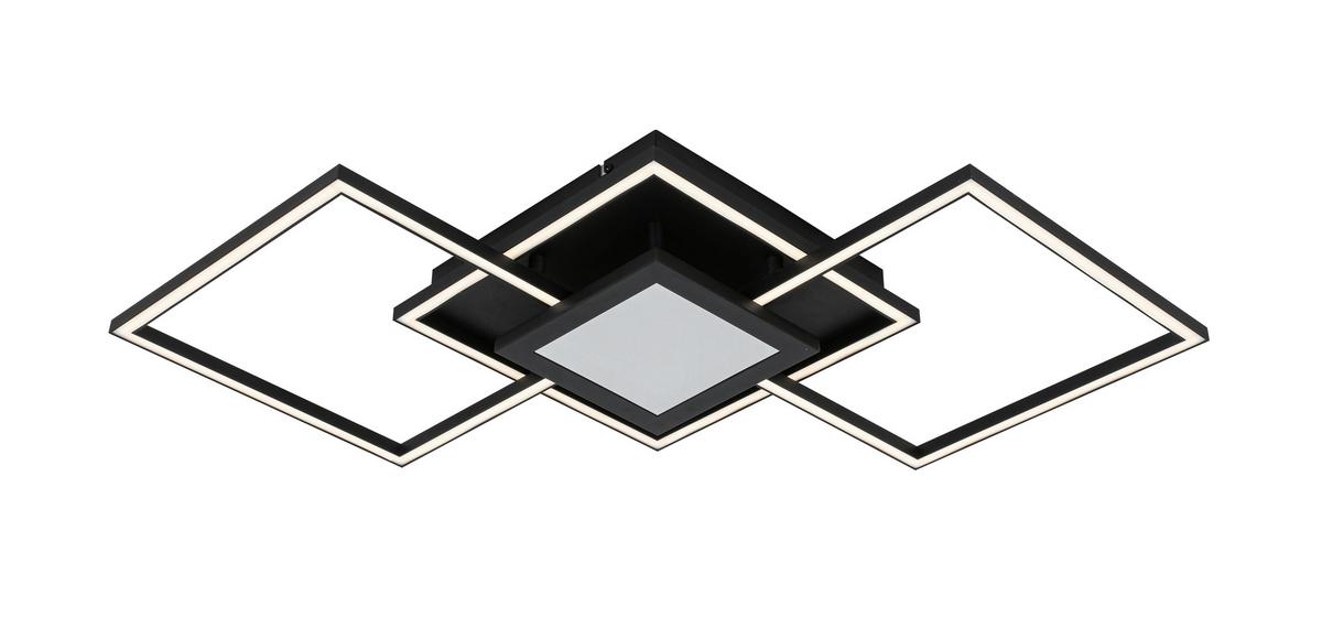 LAMPA SUFITOWA LED TEXAS *SBN* - czarny, Design, tworzywo sztuczne/metal (82/39,6/8,5cm) - Novel