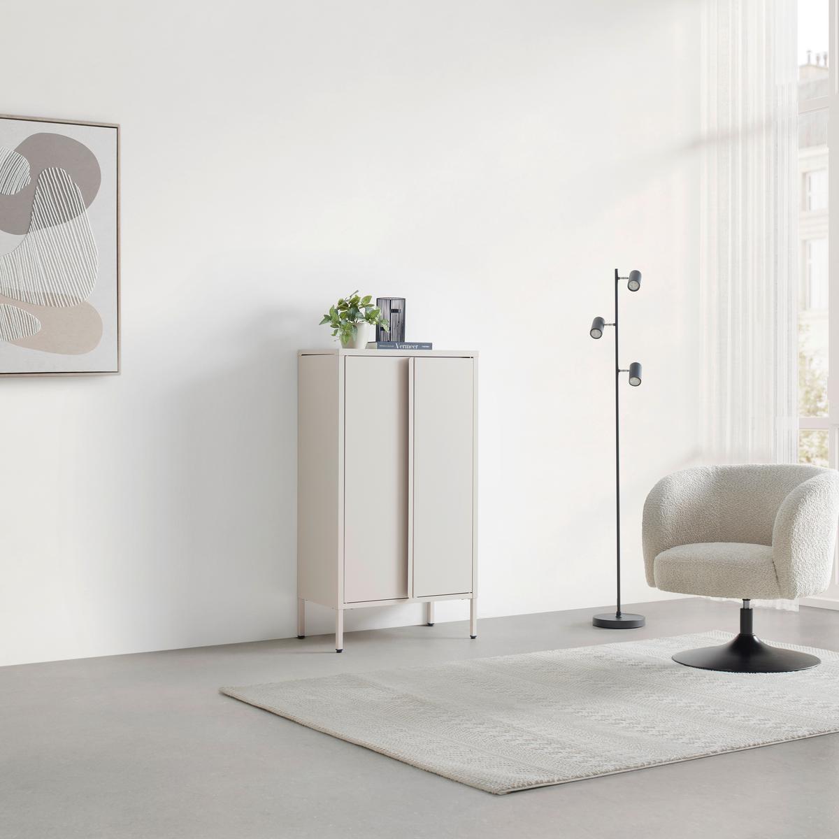 SCHRANK FLOYD -STUDIO- - Beige, Modern, Metall (60mm) - Mömax