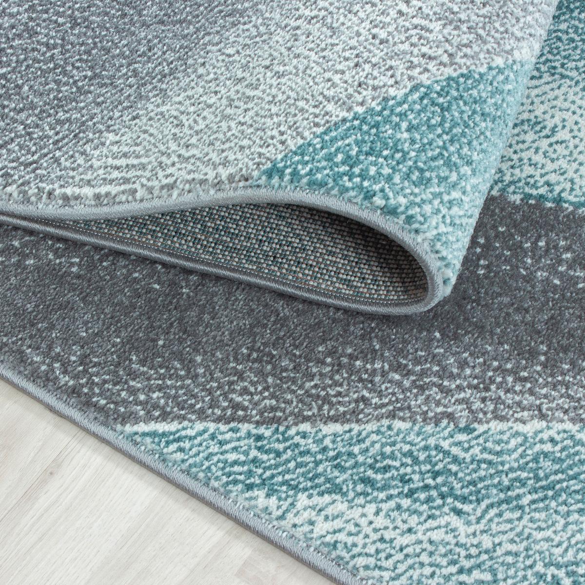 Läufer Beta Blau ca. 80x250cm - Blau, Basics, Textil (80/250cm) - Novel
