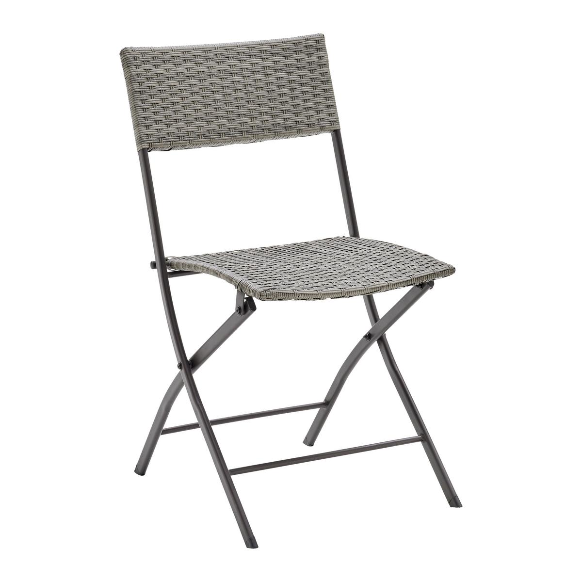 Set balcon Mario - gri-maro, Modern, plastic/metal (120/75/105cm) - Bessagi Garden