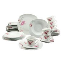 Kombinirani Servis Amelie Aiko, 30-Delni Set - bela, Trend, keramika - Creatable