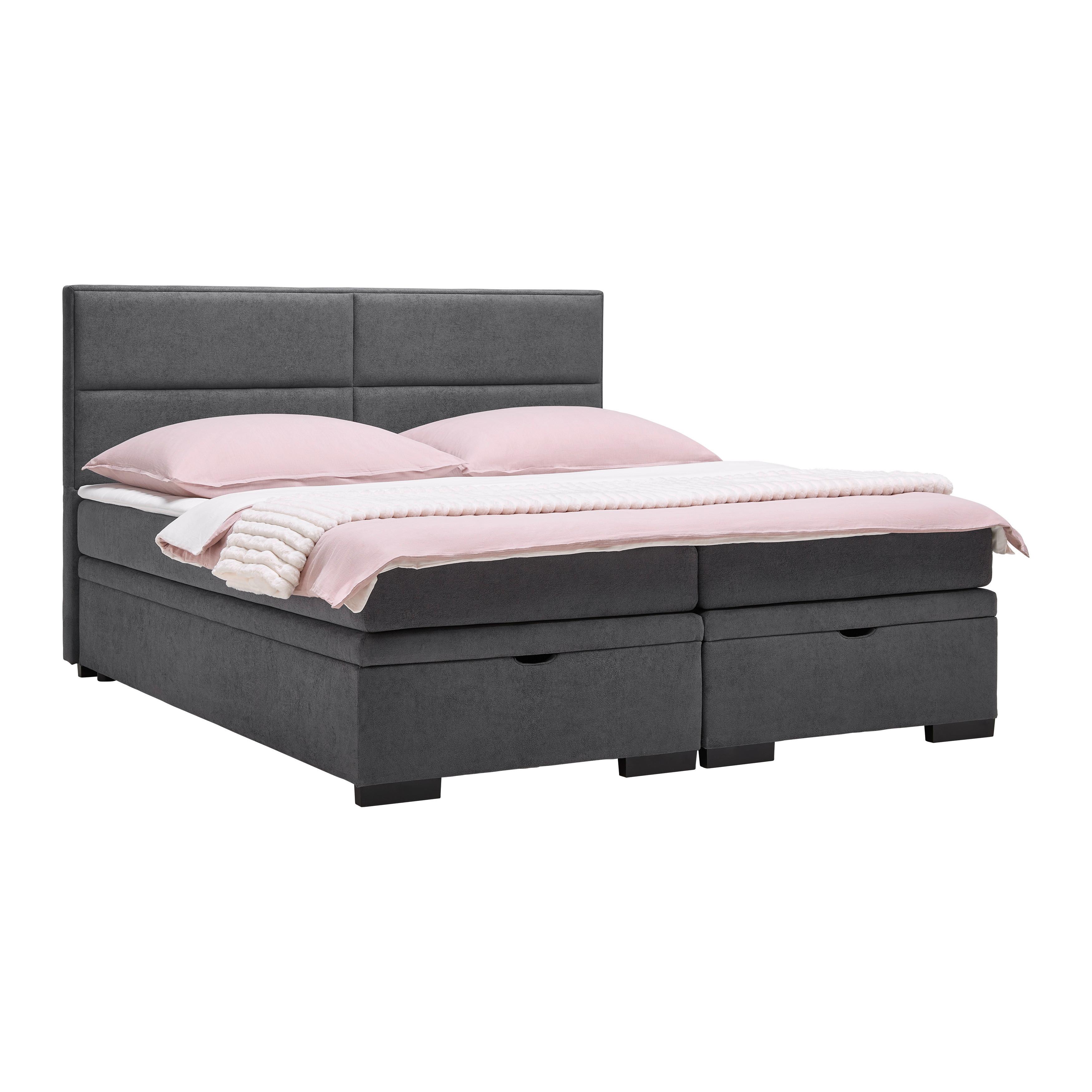 PAT BOX ETHAN - grafit, Modern, textil (160/200cm) - Premium Living