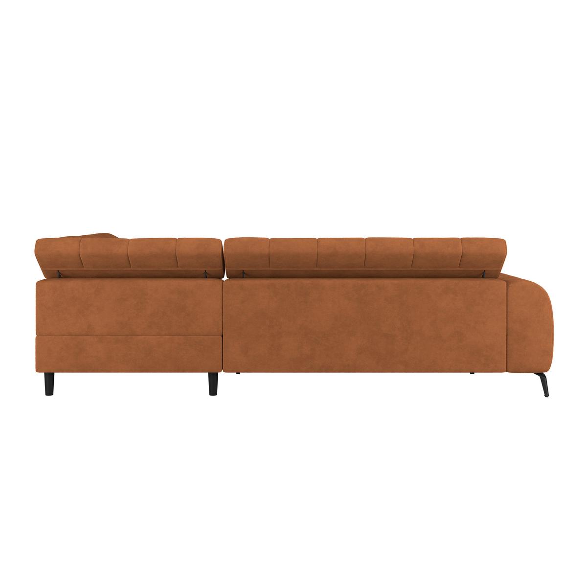 Coltar VOLF - negru/ruginiu, Trend, plastic/textil (261/203cm) - Modern Living