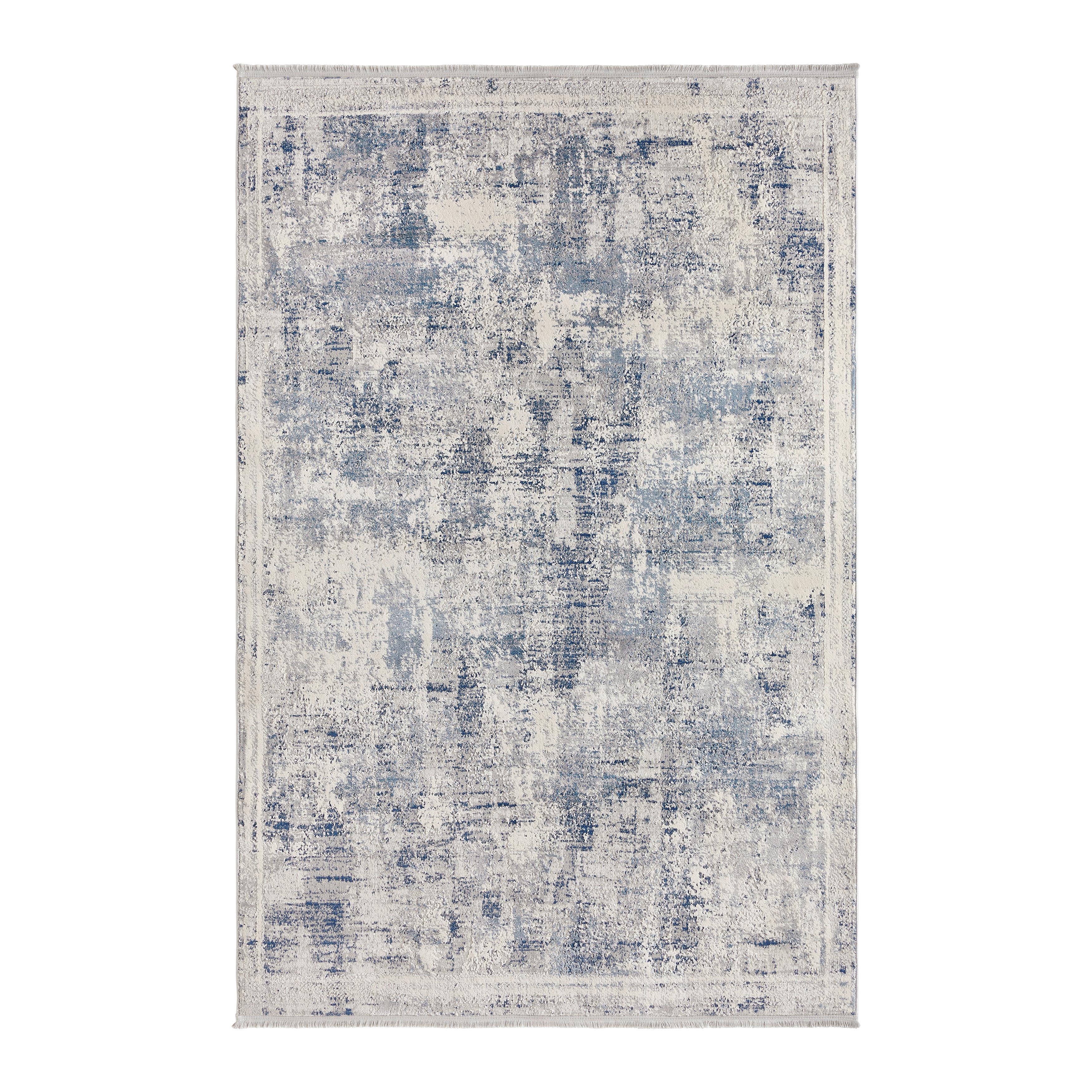 Szőtt Szőnyeg Isvind 80/150 - krémszínű/világoskék, Konventionell, textil (80/150cm) - Mömax