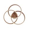 LED-TAKLAMPA ANTOR - cappuccino, Modern, metall/plast (52/15/49,5cm) - Premium Living