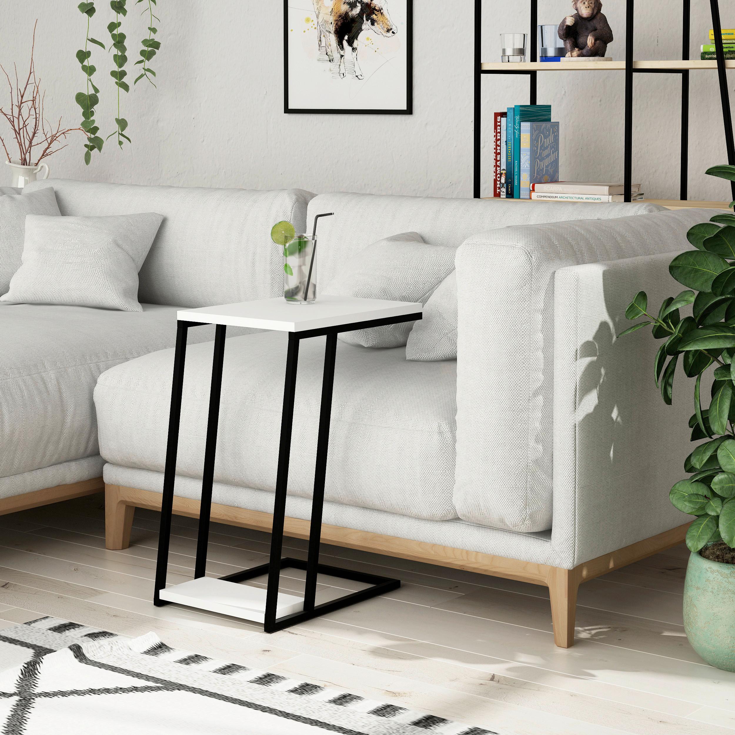 Mizica Pal, Bela - črna/bela, Design, kovina/leseni material (30/40/57cm) - Livetastic