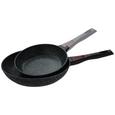 Pfannenset mit Wechselgriff Pirate - Schwarz, MODERN, Kunststoff/Metall (22 + 28cm) - Premium Living Pfannenset mit Wechselgriff Pirate - Schwarz, MODERN, Kunststoff/Metall (22 + 28cm) - Premium Living