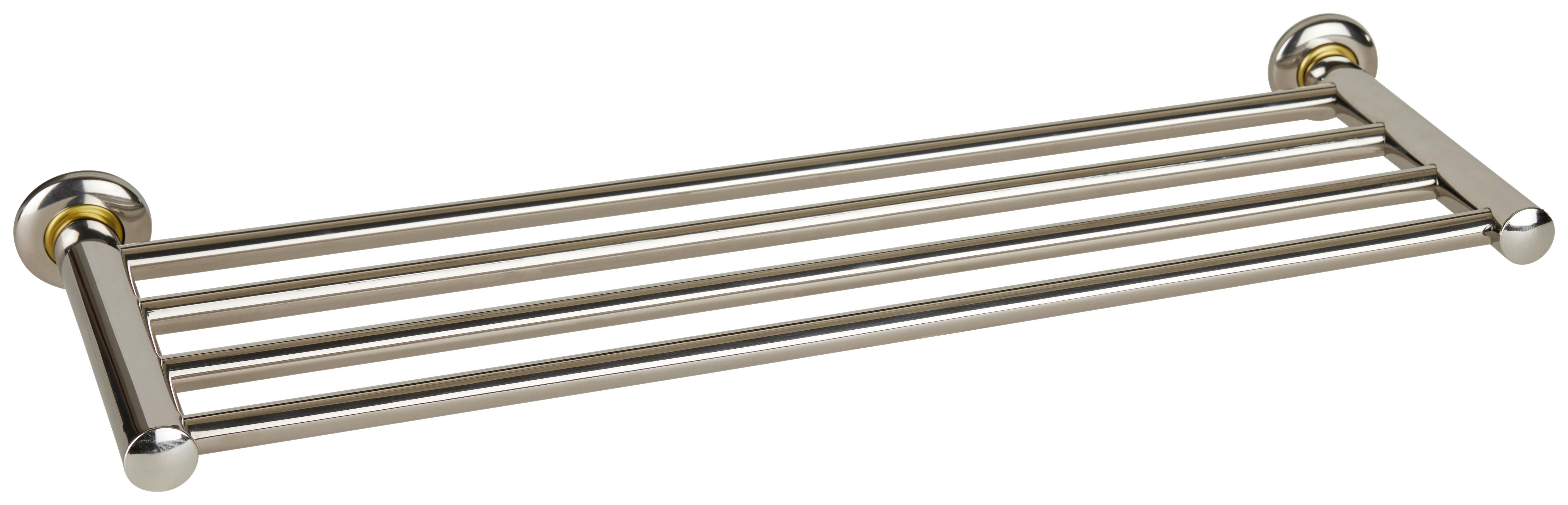Handtuchhalter Baziga in Chromfarben - Chromfarben, Metall (55,5/2,5/21cm) - Mömax