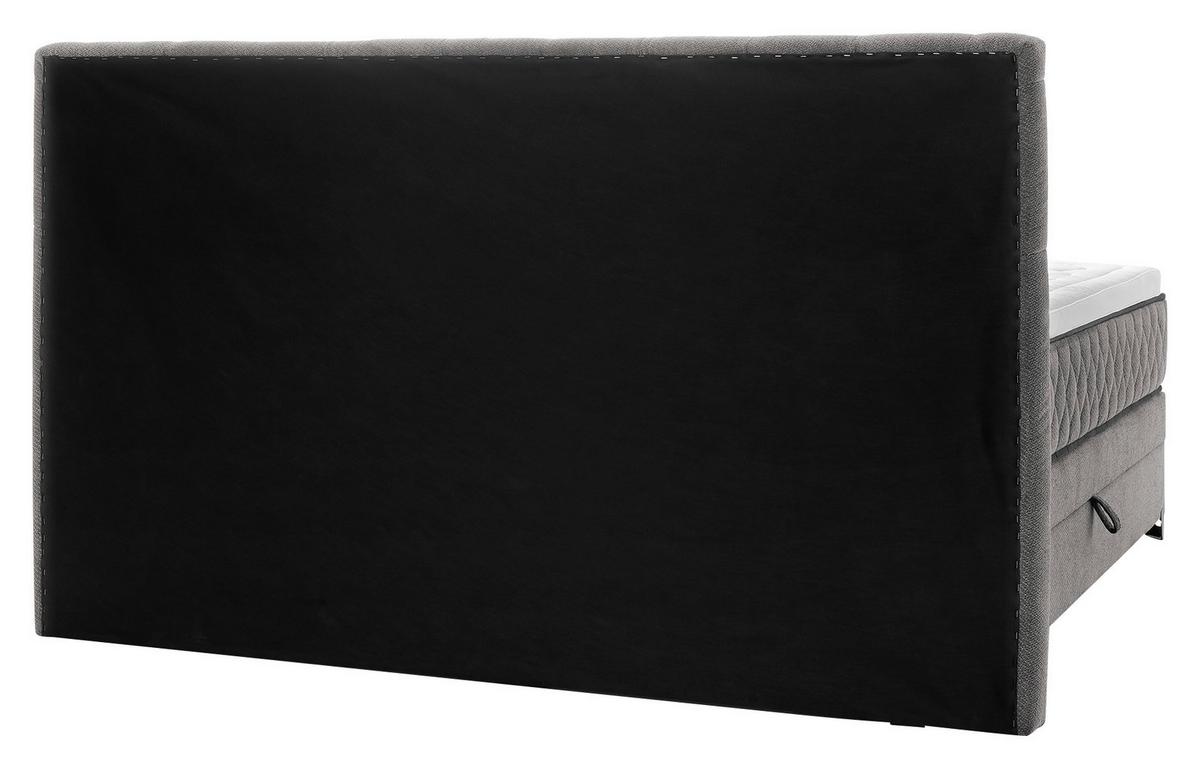 Boxspring Krevet Carmen - siva/tirkizna, Konvencionalno, drvni materijal/drvo (180/200cm) - Modern Living