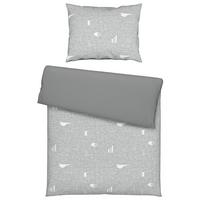 Bettwäsche Sheldon in Grau ca. 140x200cm - Grau, Textil (140/200cm) - Modern Living