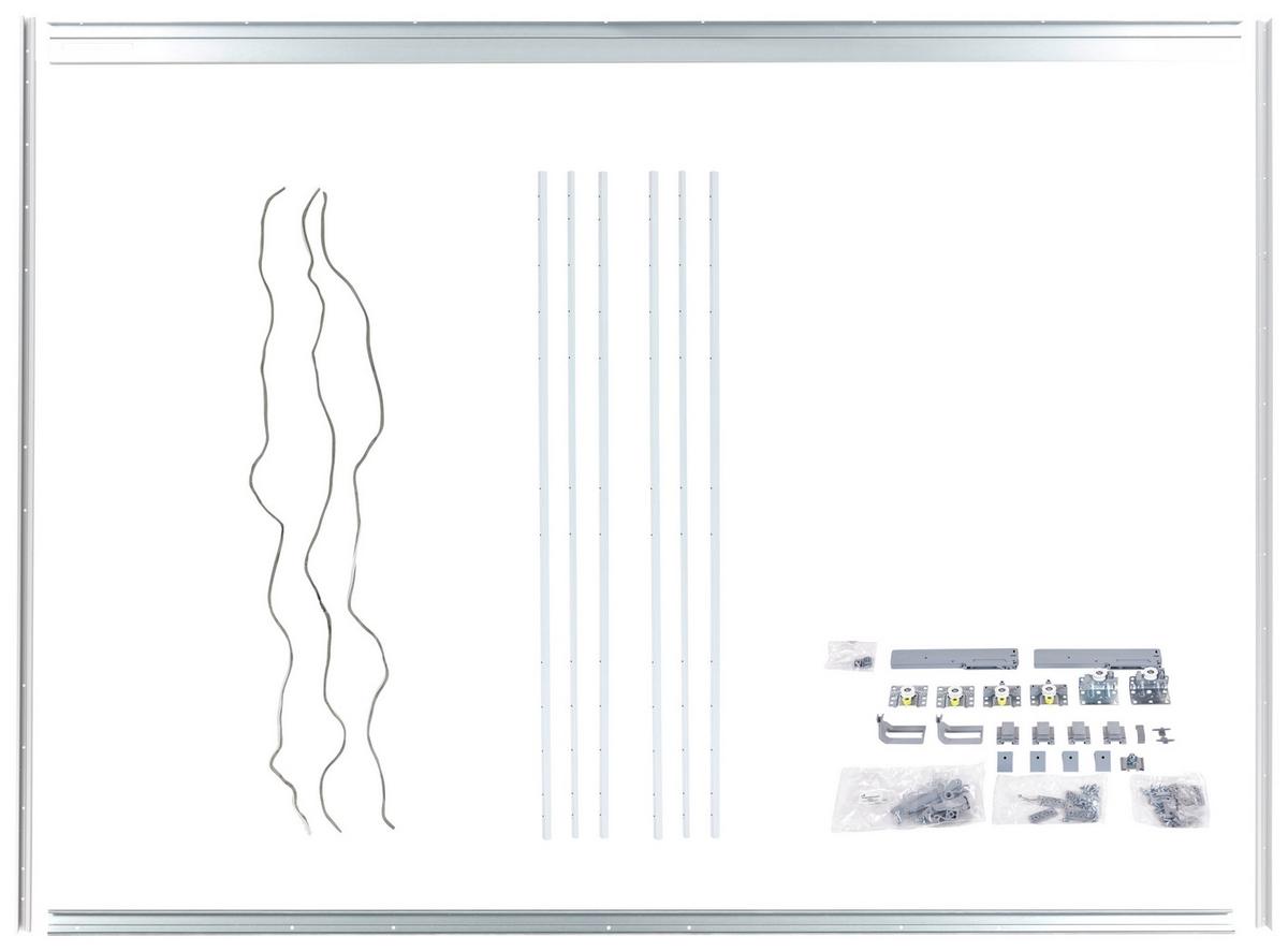 Montagepaket Unit in Alufarben - Alufarben, MODERN, Kunststoff/Metall - Based