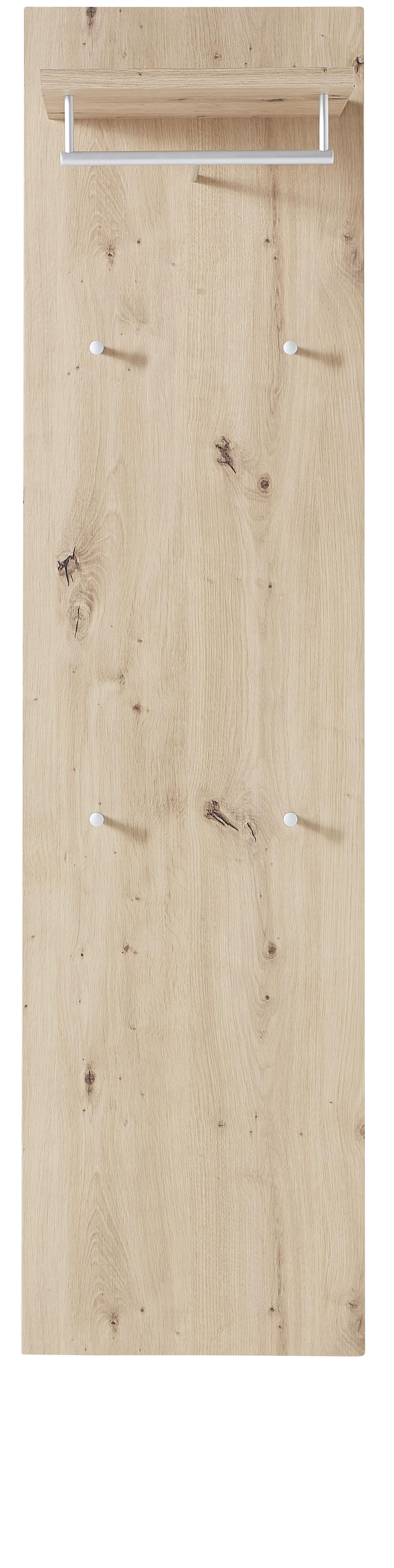 Garderobenpaneel in Eichefarben - Eichefarben, Modern (40/151/30cm) - Mömax