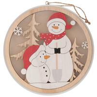 Okrasna Led-svetilka Roi -Paz- - rdeča/črna, Konvencionalno, umetna masa/les (16,5/2cm) - Modern Living