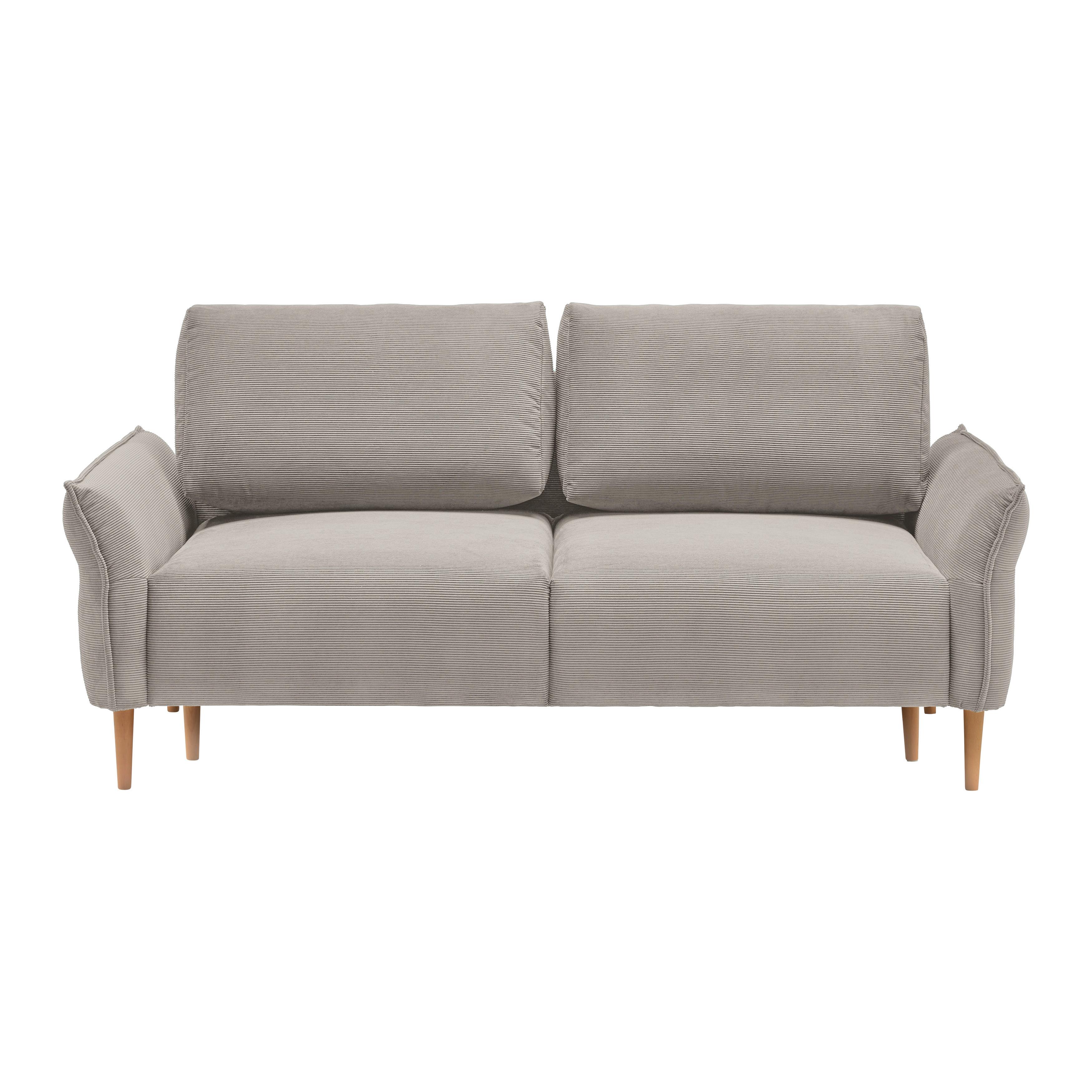 CANAPEA CU 3 LOCURI CUSTOM - taupe, Modern, textil (183/85/92cm) - Mömax