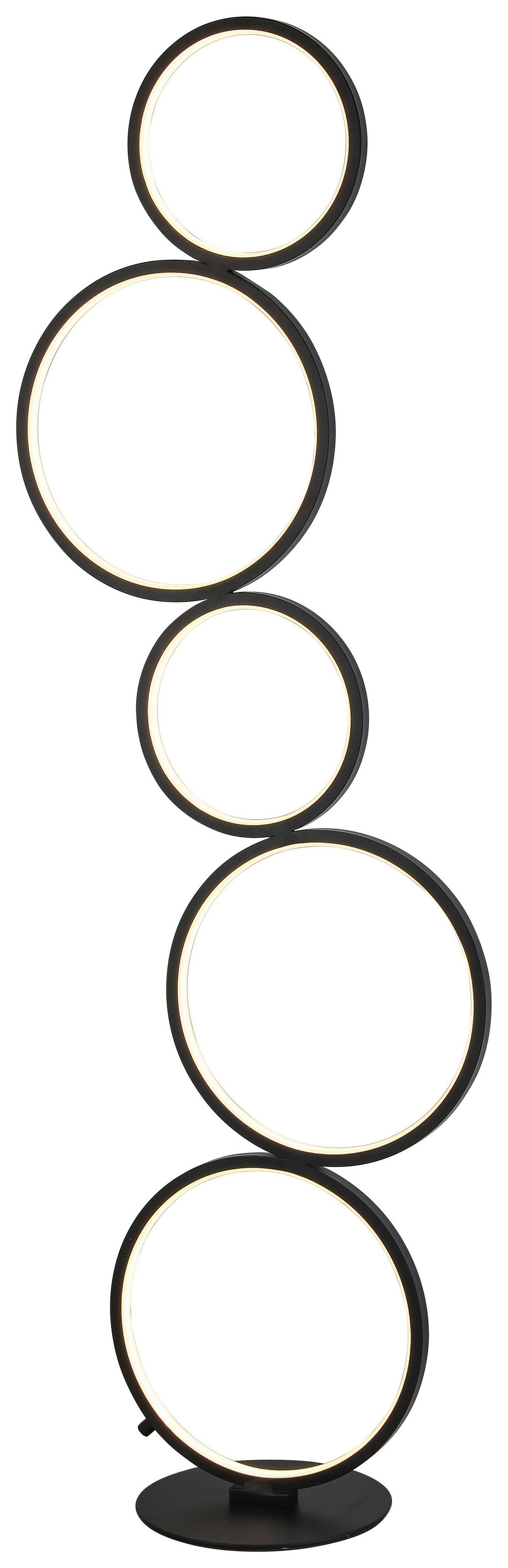 Lampadar cu LED Javier - negru, Modern, plastic/metal (36/115cm) - Mömax