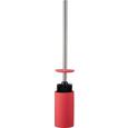 WC-Bürste Melanie in Rot - Silberfarben, Kunststoff/Metall (8/45cm) - MÖMAX modern living