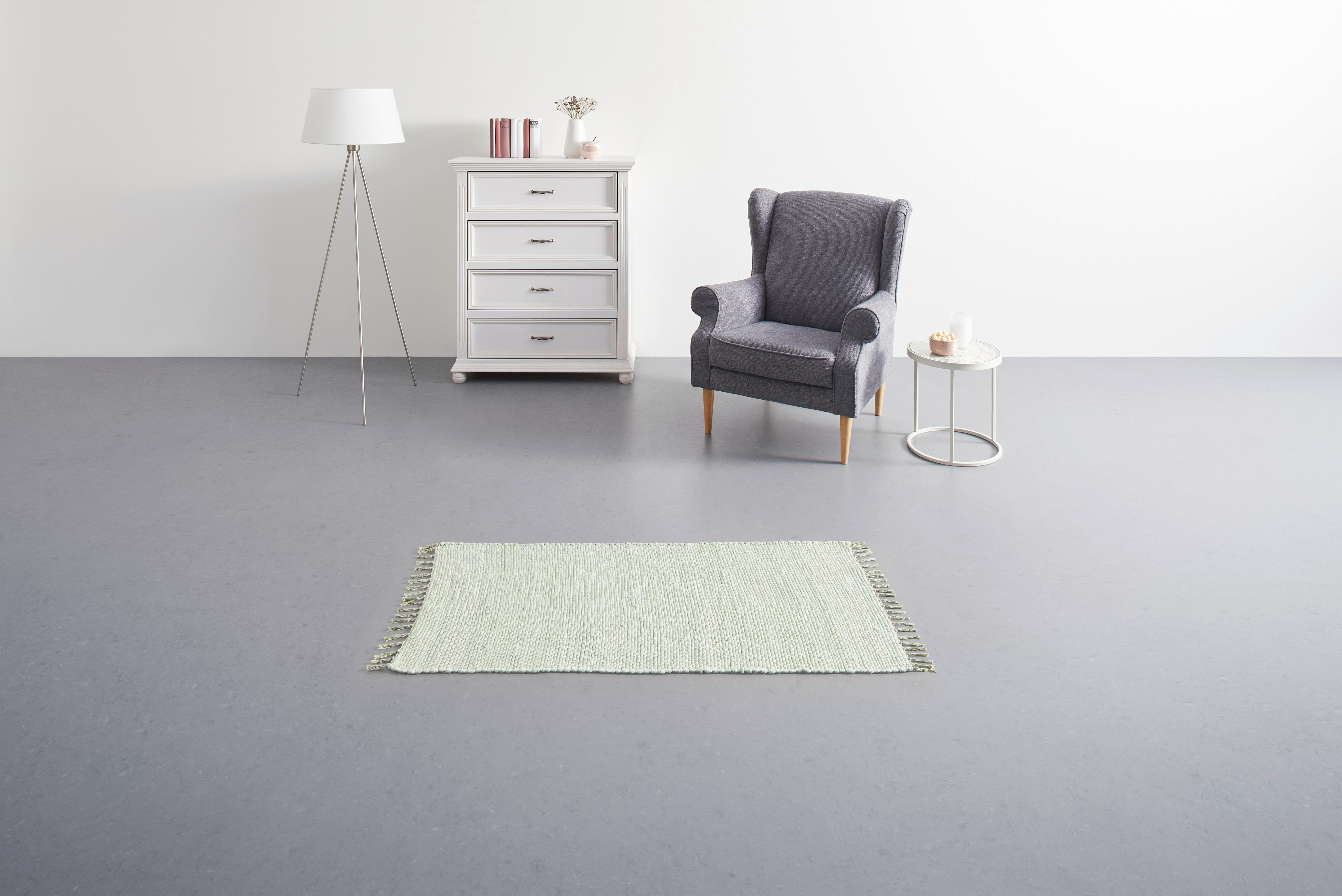 TRASMATTA JULIA 2 - ljusgrön, Romantik / Lanthus, textil (70/130cm) - Mömax