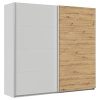 Ormar S Kliznim Vratima Feldkirch - hrast Artisan/svijetlo siva, Moderno, drvni materijal/metal (225/210/62cm) - Modern Living