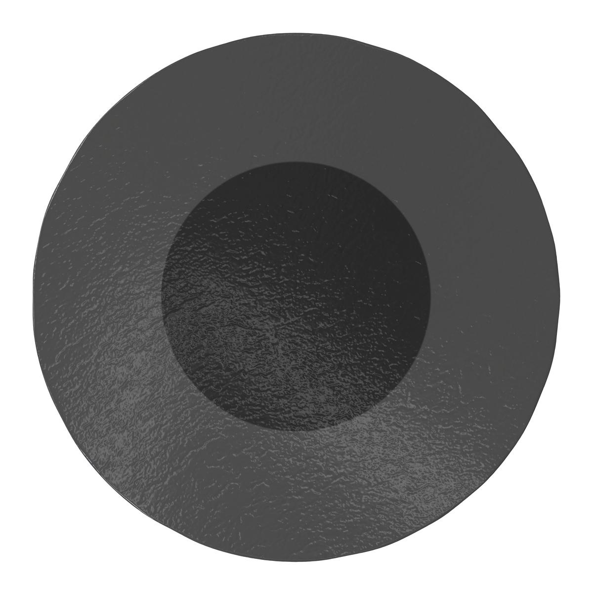 Jedilna Miza Zelia, Črna, Ø 120cm - črna, Moderno, steklo/leseni material (120/75/120cm) - Bessagi Home