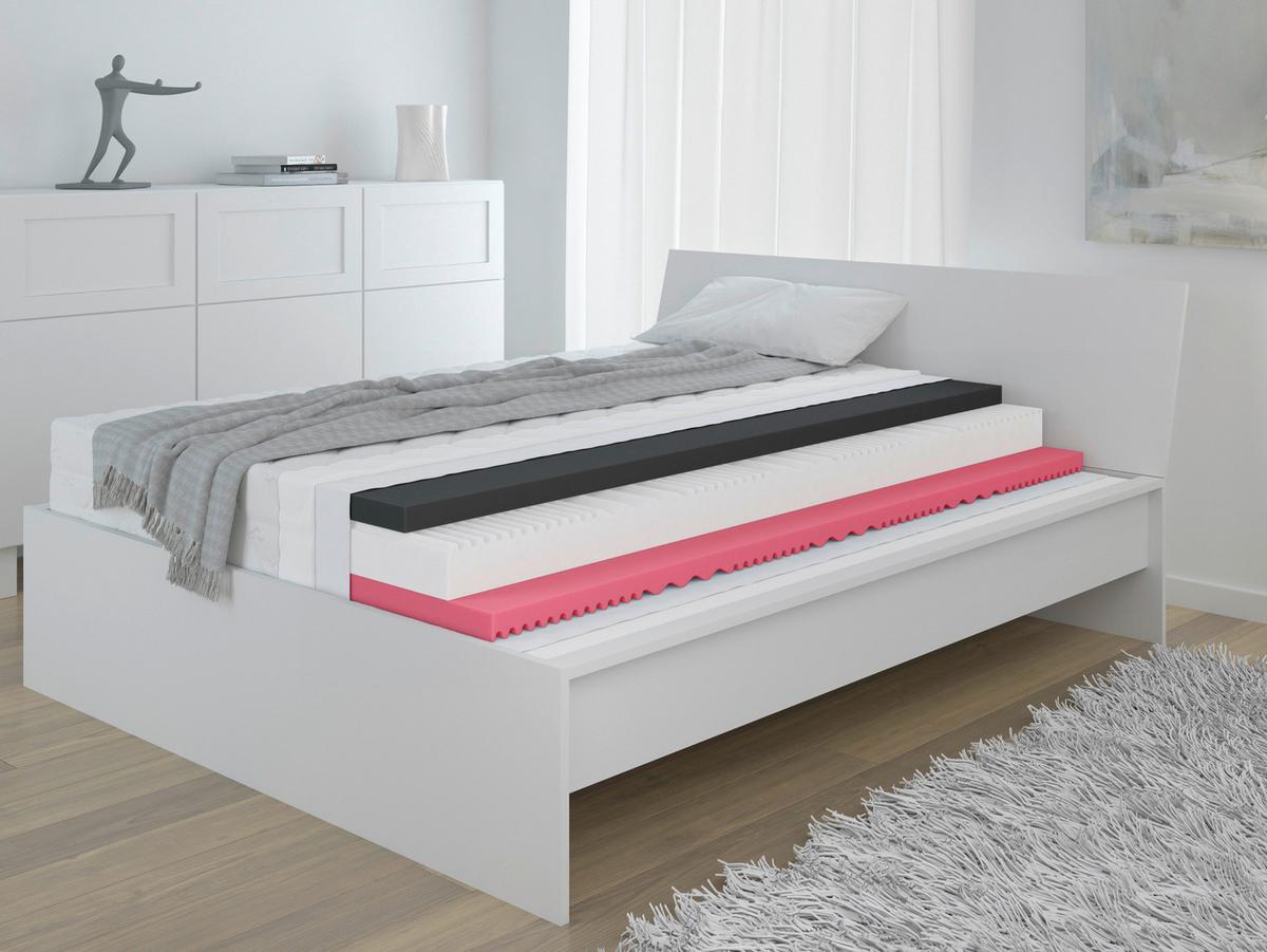 Vzmetnica Trinity Foam 90x200 - bela, Basics, tekstil (90/200cm) - Nadana