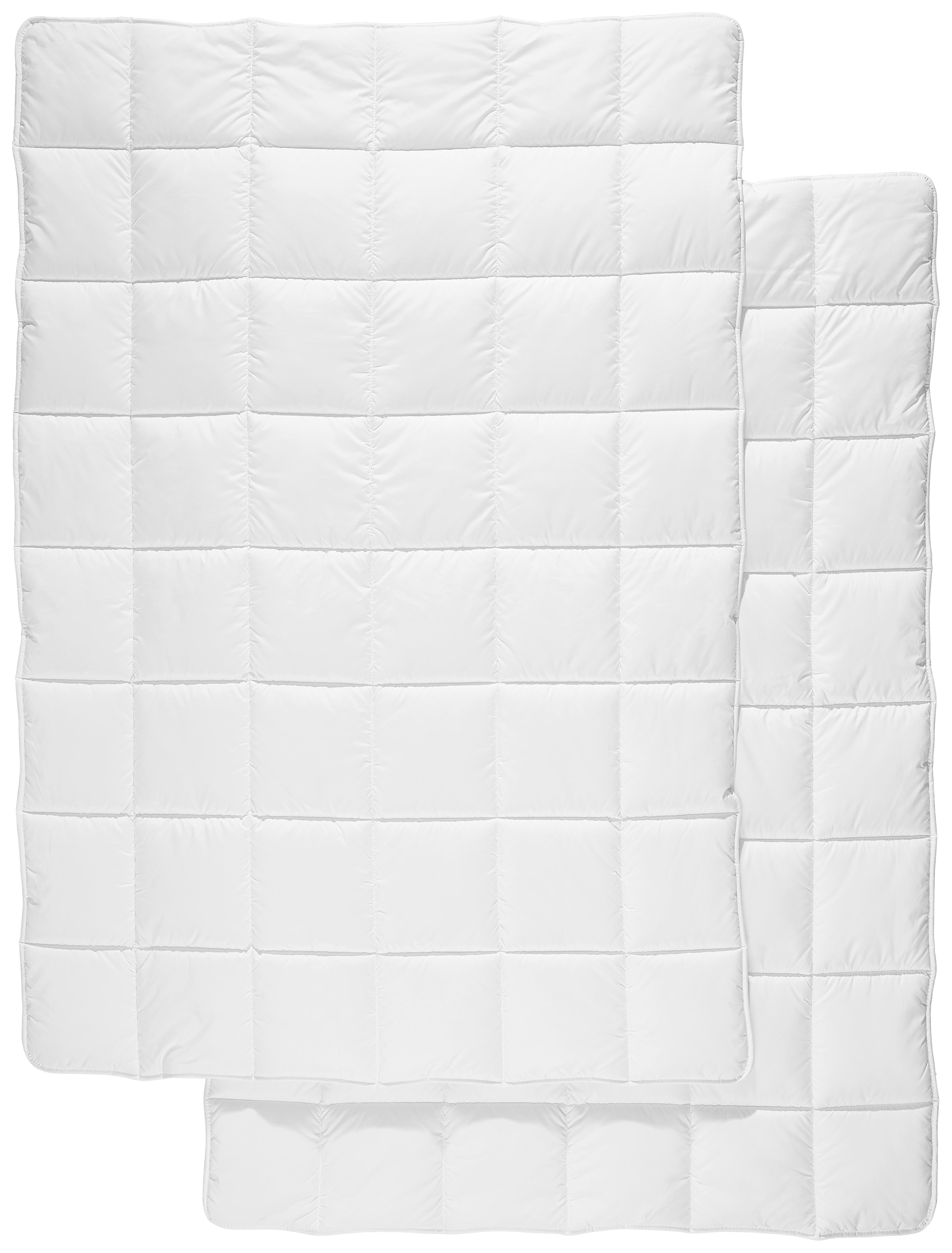 KOMPLET POŚCIELI DAS WASCHWUNDER - biały, Basics (135/200cm) - Billerbeck