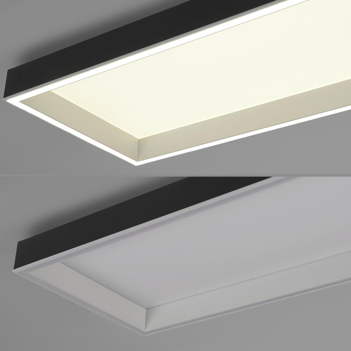 LAMPA SUFITOWA LED 6317-18 Q-MAGONG - czarny, Basics, tworzywo sztuczne/metal (120/30/8.4cm) - Paul Neuhaus