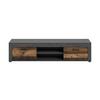 Tv Komoda Jam - prirodne boje/crna, Design, drvni materijal/plastika (160/37/40cm) - Modern Living