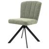 STOL NORA - grön/svart, Modern, metall/trä (52/87/64cm) - Premium Living