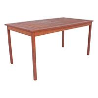 Gartentisch Madison Holz ca. 150x90 cm - Naturfarben, Basics, Holz (150/90/73cm) - Gardenson
